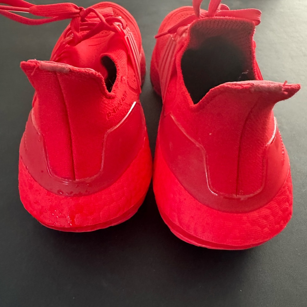 Adidas Red and Black Running Shoes. Worn 3 times - Picture 5 of 5
